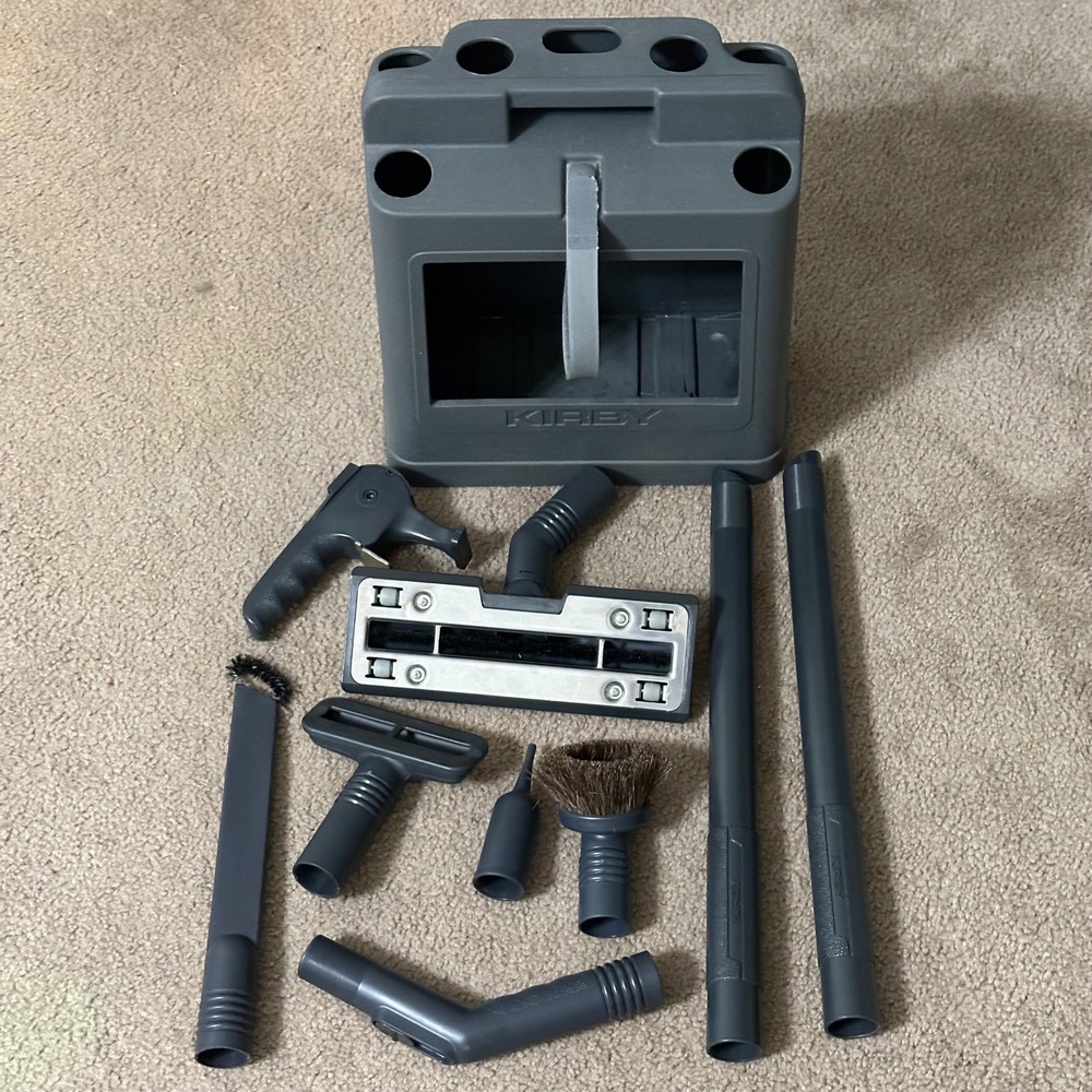 Kirby Sentria Vacuum Attachment Set with Storage Caddy 11 Piece Tool Kit No Hose
